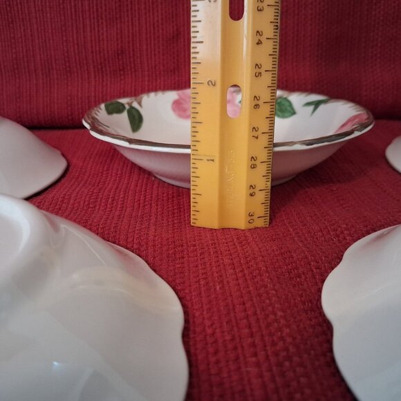 LOT of 6 OF FRANCISCAN DESERT ROSE HAND PAINTED 5 1/4" DESSERT FRUIT BOWL 47-49 - Picture 6 of 8